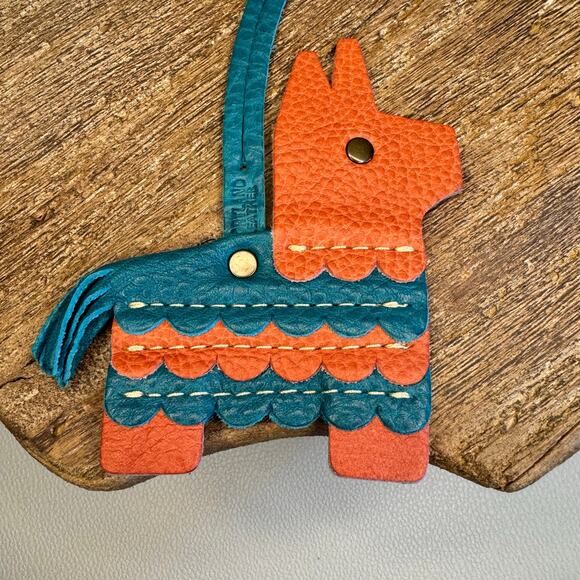 Portland Leather Pinata Tassel WATERMELON Pinata Bag Charm Llama NEW FAST SHIP - Picture 5 of 6